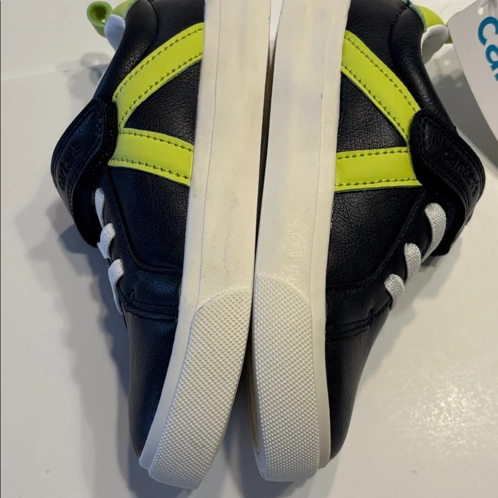 Carter's Amal Navy and Green Sneakers